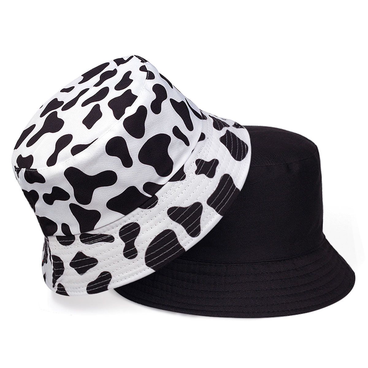 Fishing Hat - Casquette Bob 2025 Imprimé Vache Laitière
