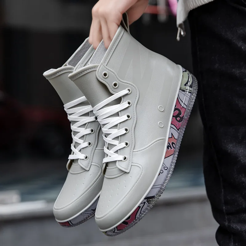 Fishing Boots - Bottes de pluie coordonnantes pour hommes,