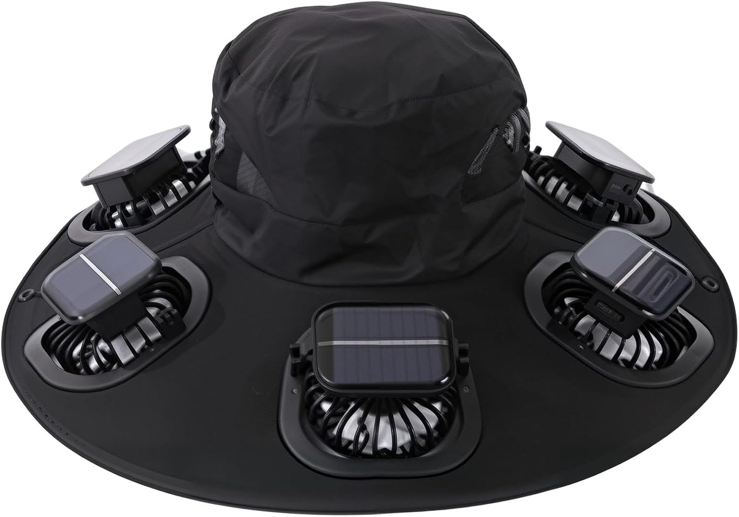 Fishing Hat - Casquette solaire à 6 ventilateurs, respirante,