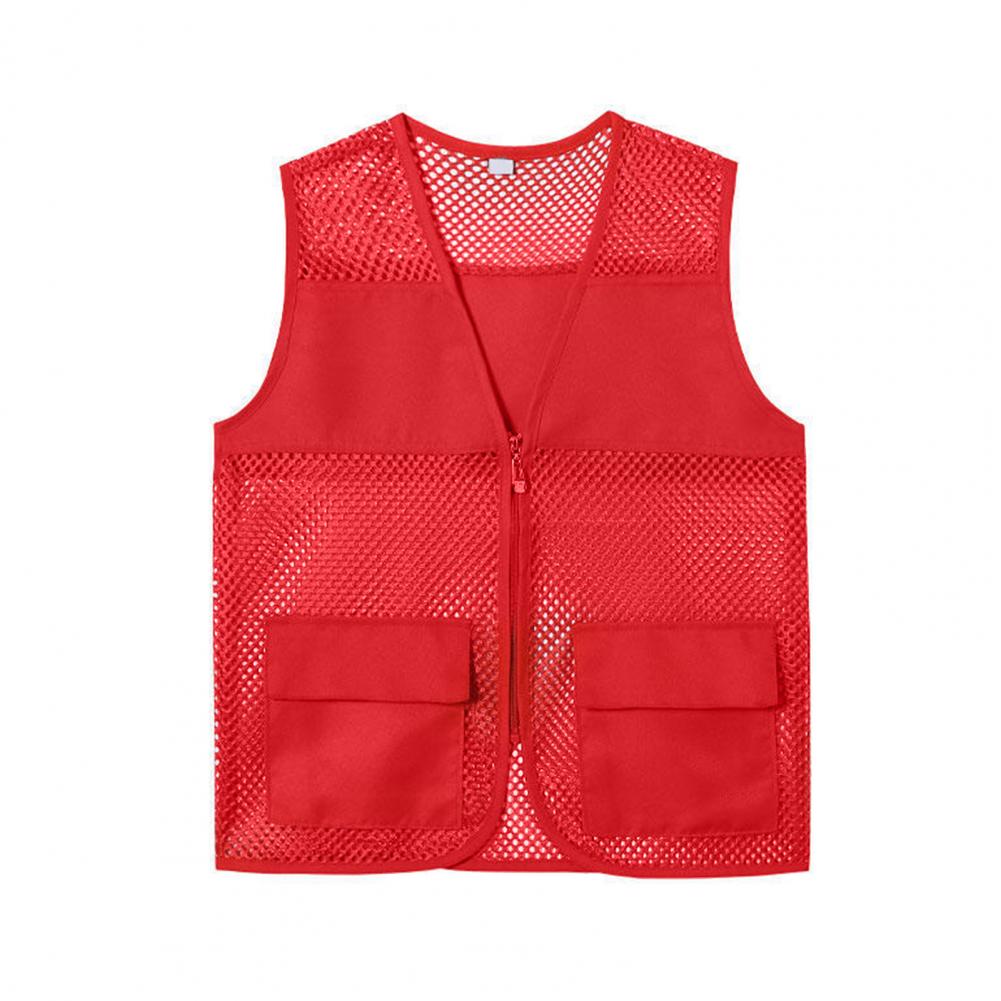Fishing Vest - Gilet de pêche ajouré avec fermeture