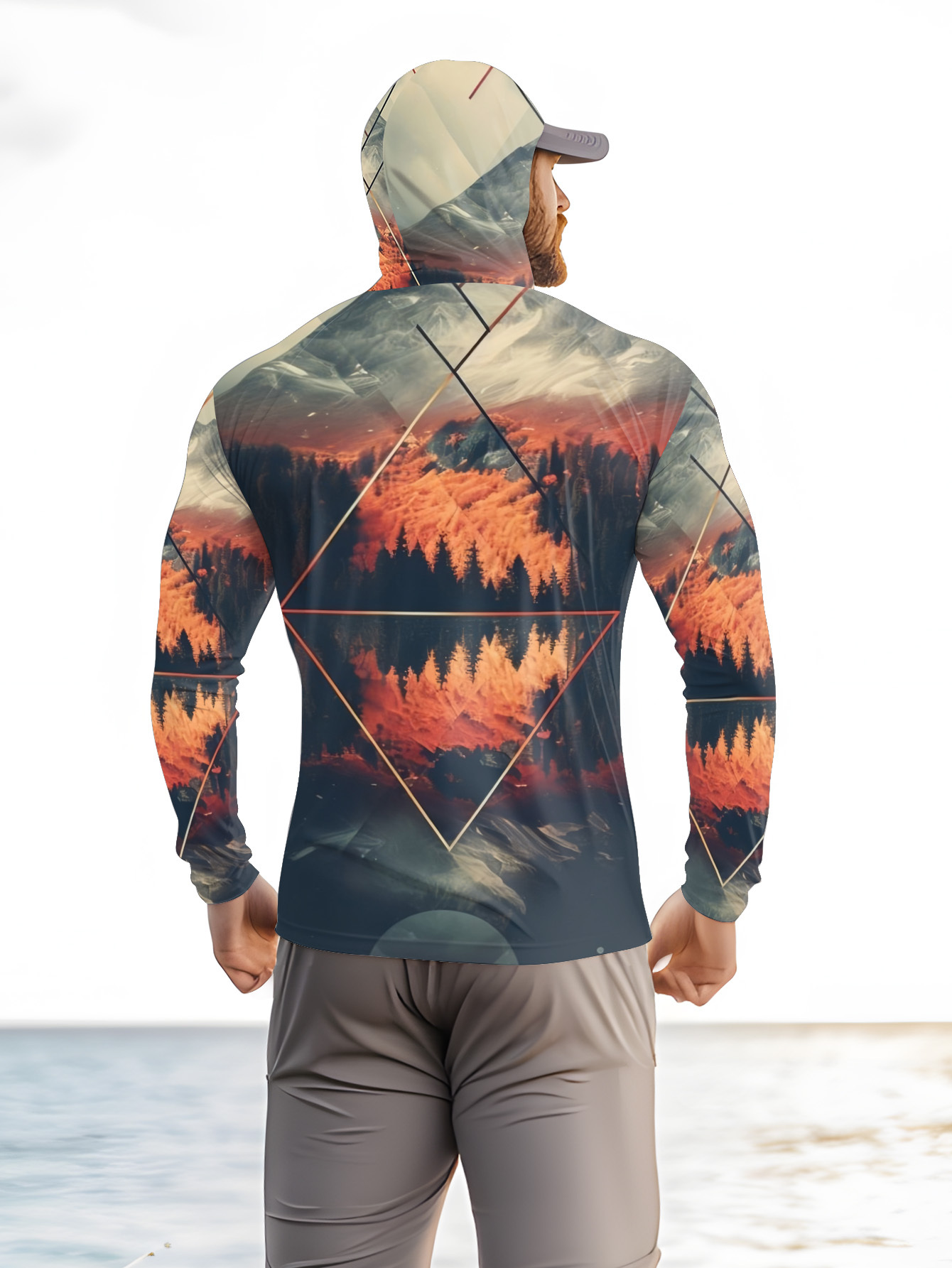 Sweat-shirt de pêche pour homm - Fishing Mask Sun Protection avis et prix