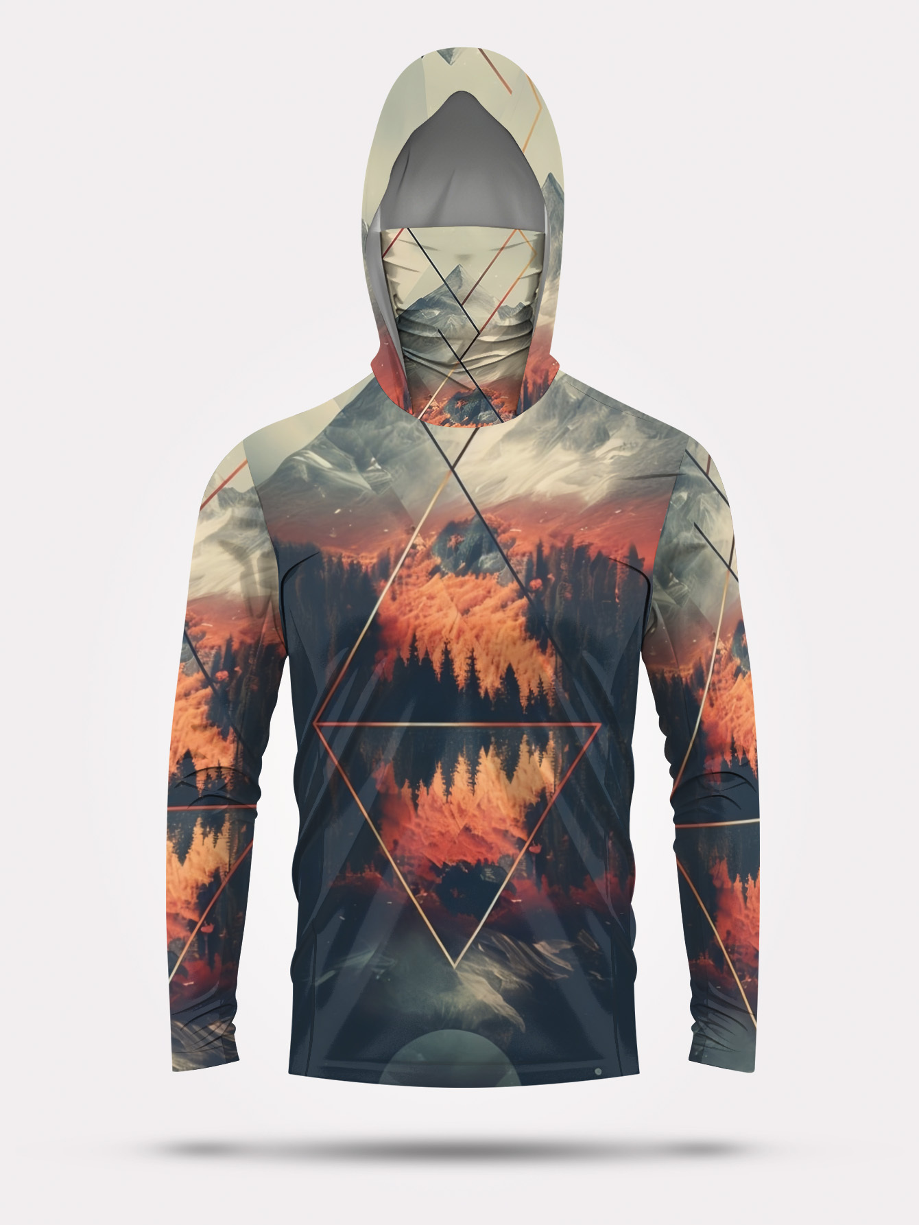 Sweat-shirt de pêche pour homm - Fishing Mask Sun Protection avis et prix