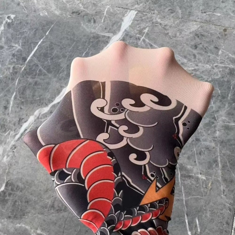 Collants imprimés effet tatoua - Fishing Socks avis et prix