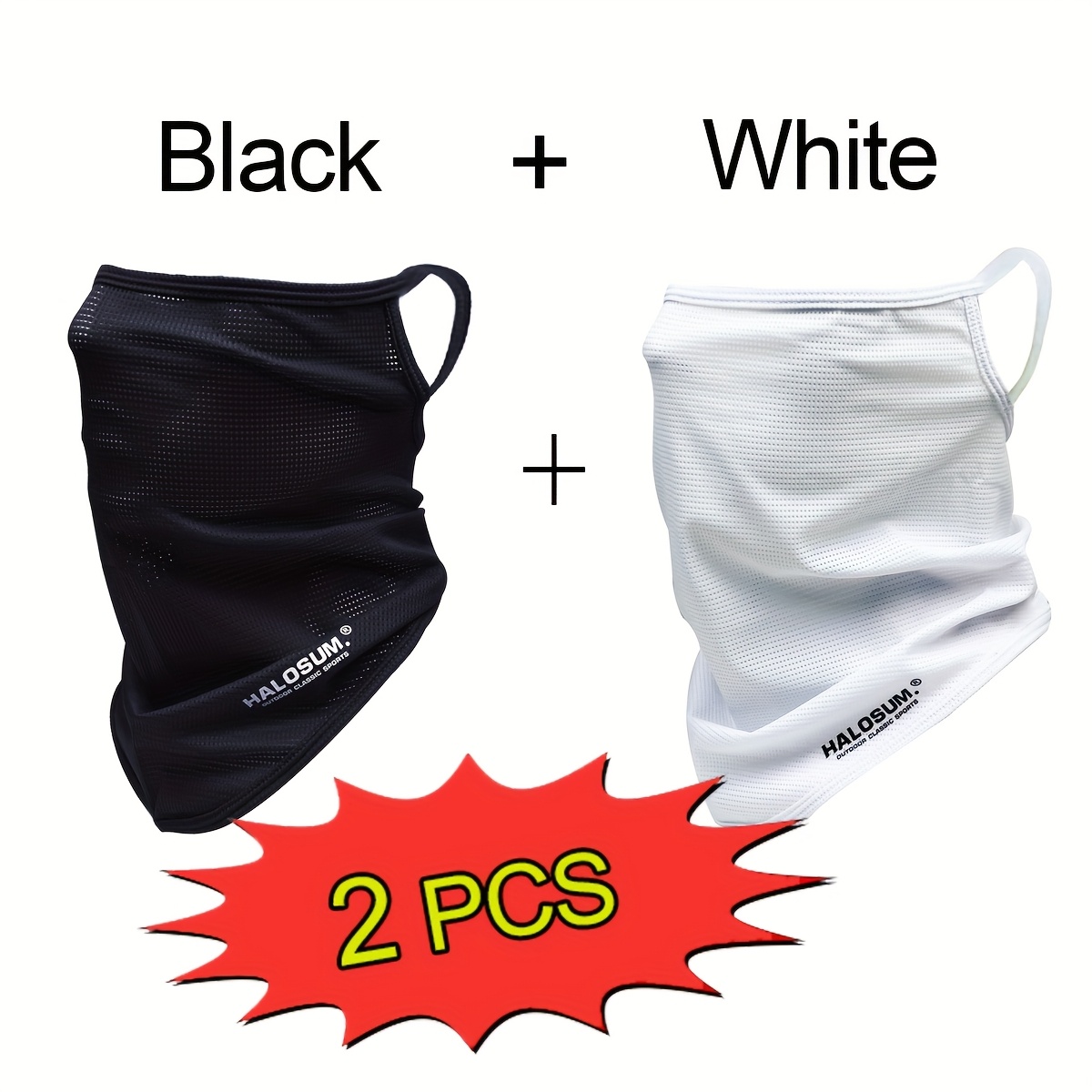 1/2 pièces Masque facial en so - Fishing Mask Sun Protection avis et prix