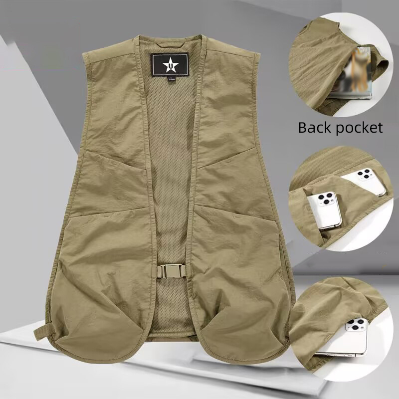 Gilet unisexe léger multi-poch - Fishing Vest avis et prix